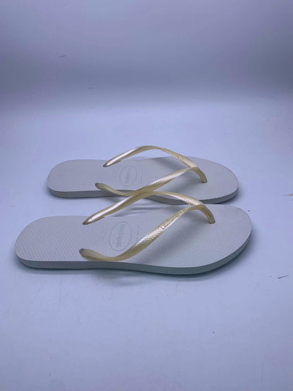 Havaianas White Slim Flip Flops EU 41/42