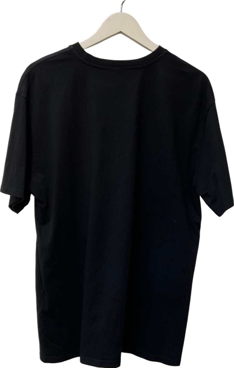 Hera Black Oversized Staple T-shirt UK M