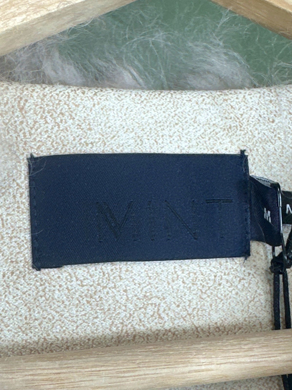 Mint Velvet Neutral Mongolian Fur Jacket UK M