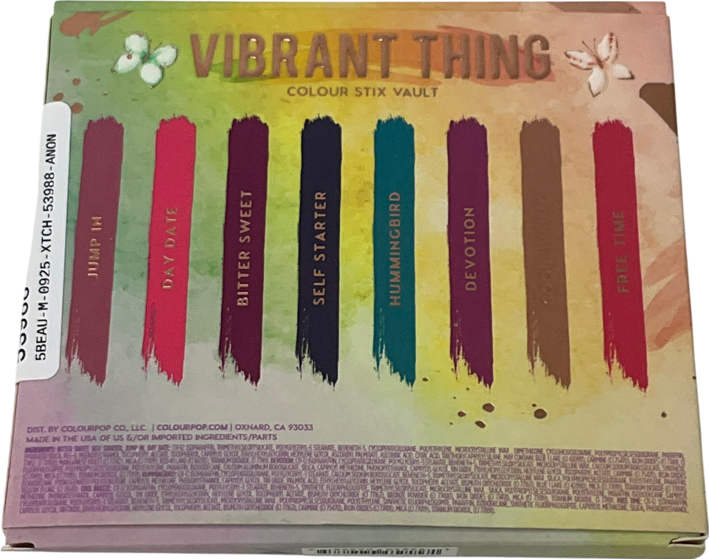colourpop Colour Stix Vault Vibrant Thing 8x0.60g