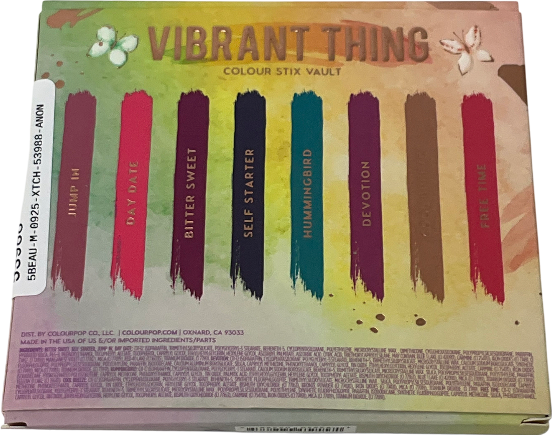 colourpop Colour Stix Vault Vibrant Thing 8x0.60g