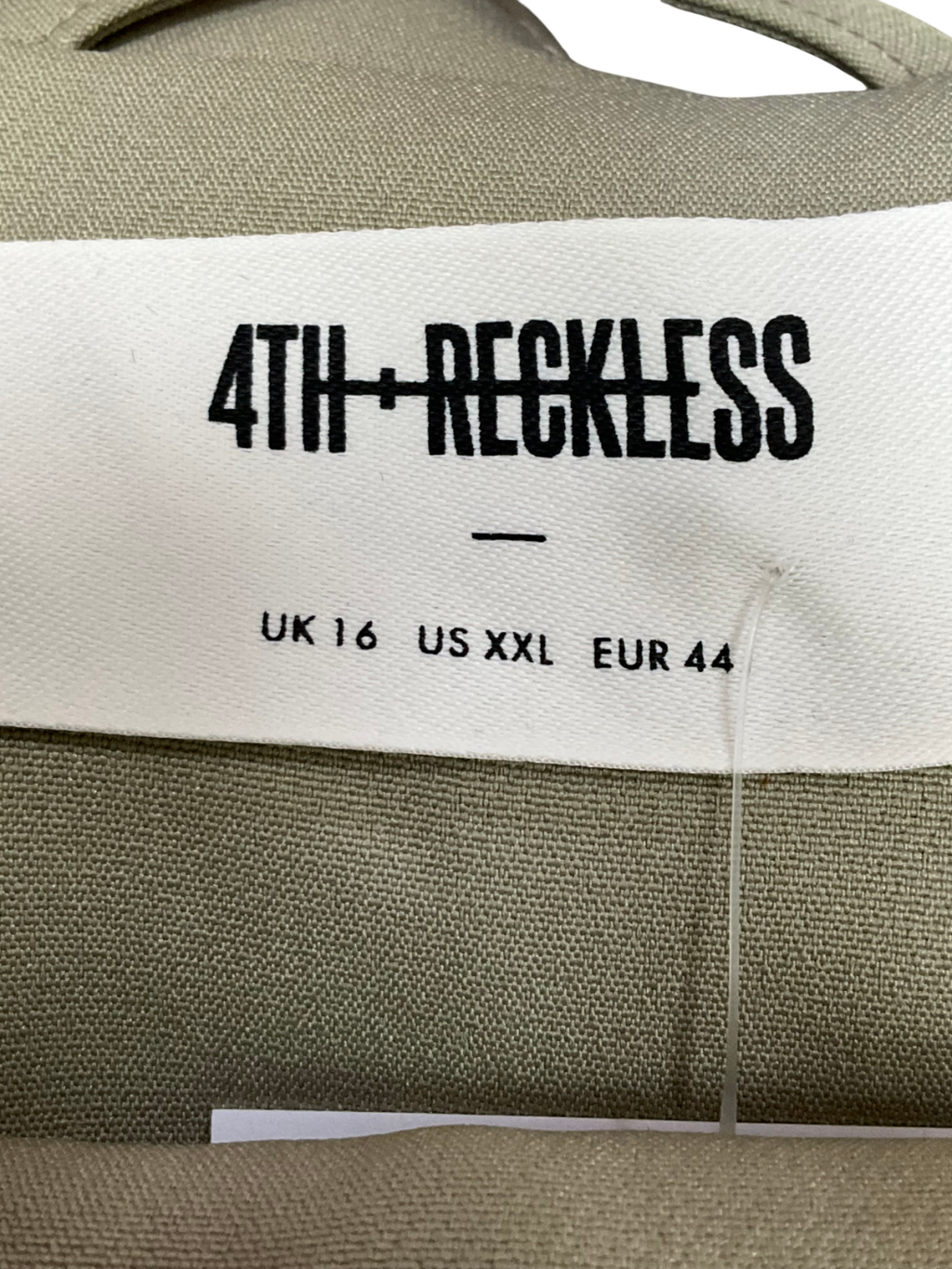 4th & Reckless Green 2-piece Cropped Blazer (UK 16) And Wide Leg Trouser suit UK 20