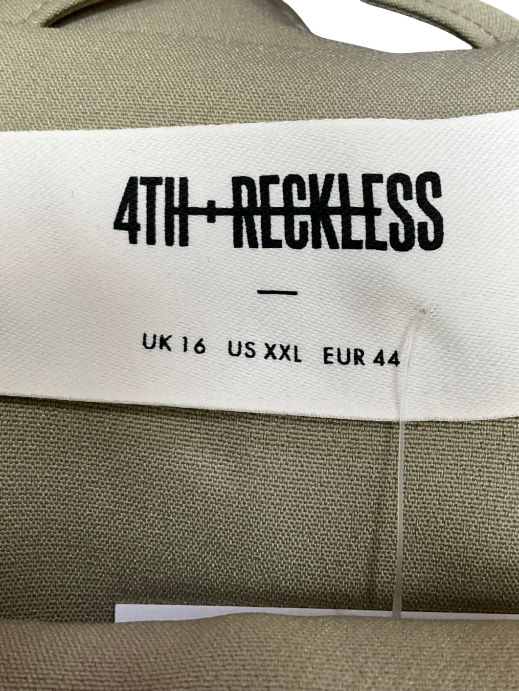 4th & Reckless Green 2-piece Cropped Blazer (UK 16) And Wide Leg Trouser suit UK 20