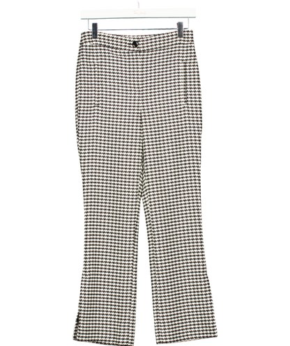 Veronica Beard Black And White Scuba Pant UK 4