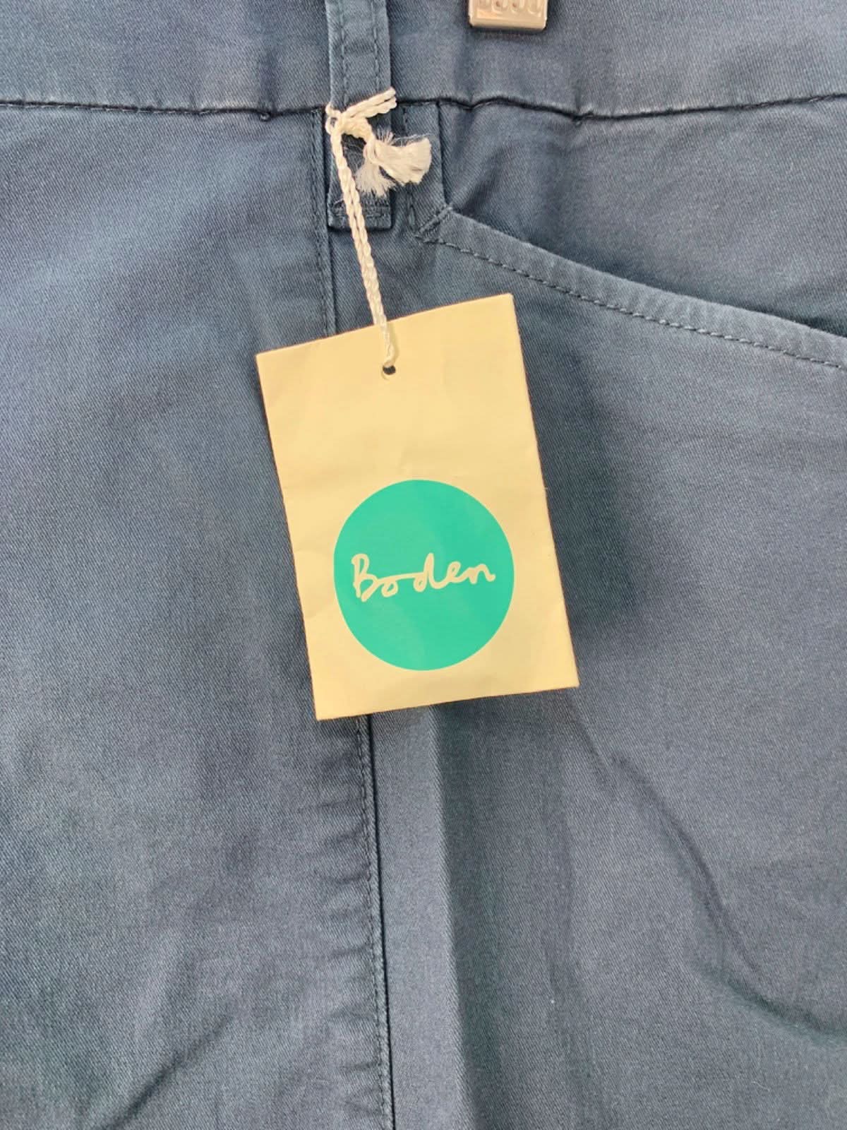 Boden Navy Relaxed Cargo Trousers UK 18L