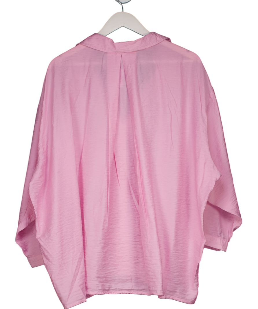 Quzo Pink Oversized Shirt UK M
