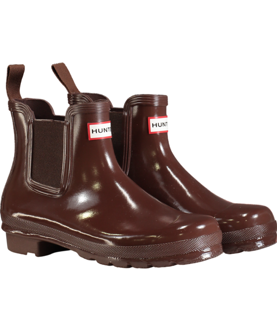 Hunter Brown Original Chelsea Boots UK 6