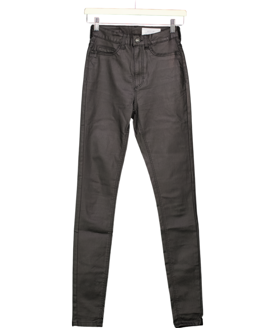 ZARA Black Nmcallie High Waist Skinny Fit Jeans UK S