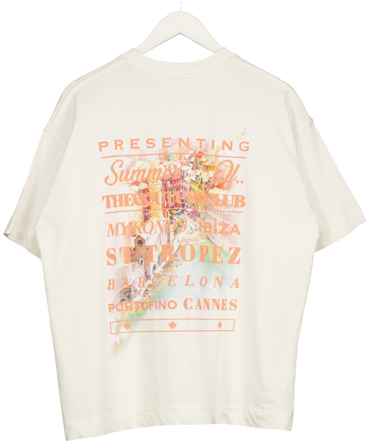 The Couture Club Cream Summer Tour T-shirt Off White UK 8