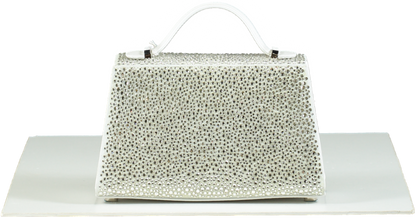 Marina Raphael Silver Crystal Micro Stella Bag