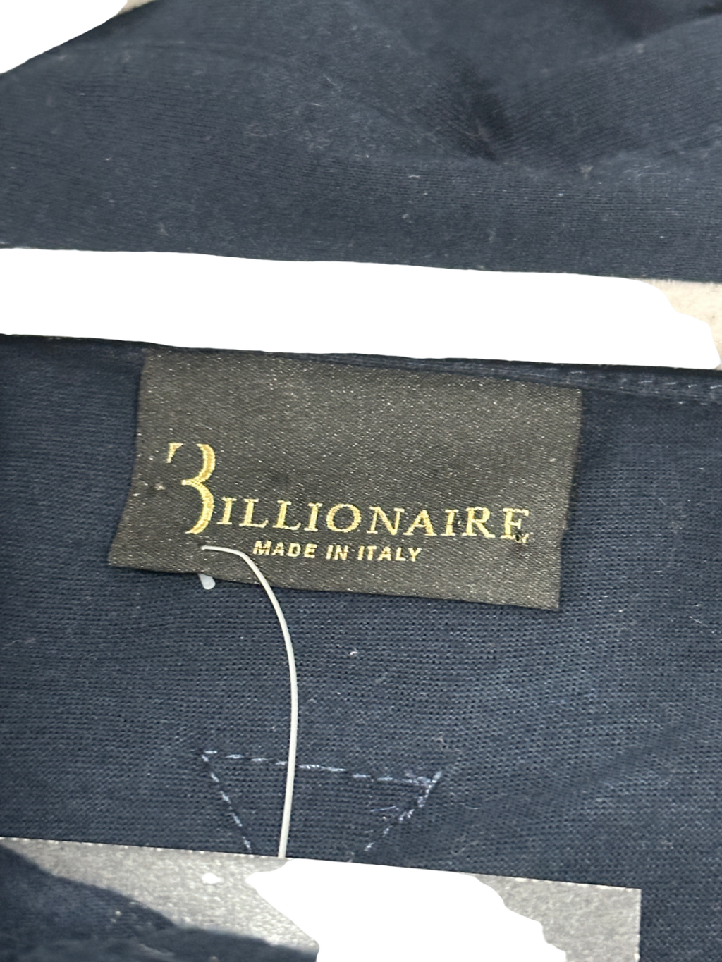 Billionaire Blue Crest Logo Cotton Polo UK XXXL