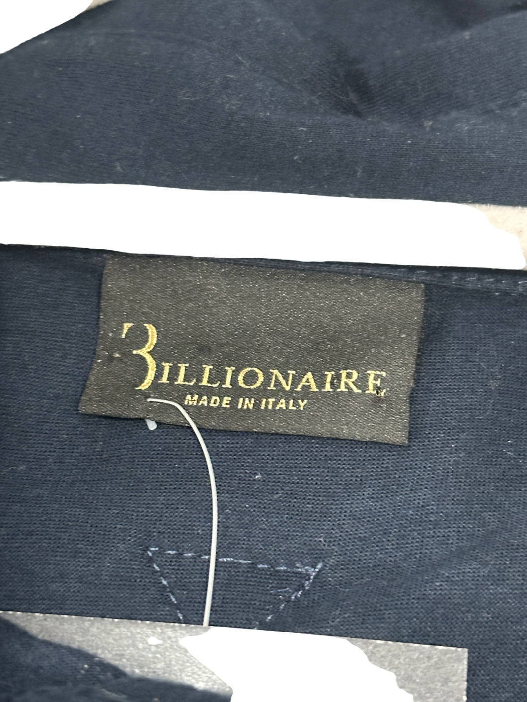 Billionaire Blue Crest Logo Cotton Polo UK XXXL