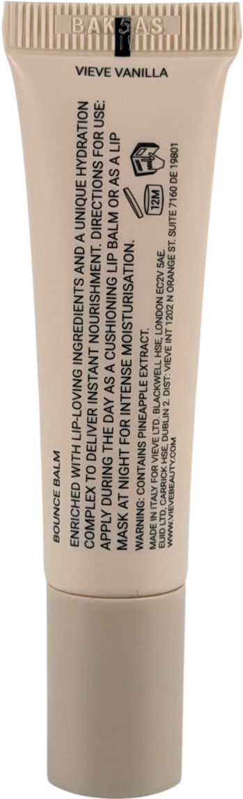 Vieve Bounce Balm Vanilla 10ml