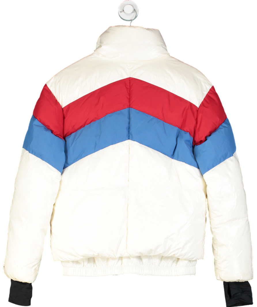 Moncler Cream Down Short Puffer Coat UK M