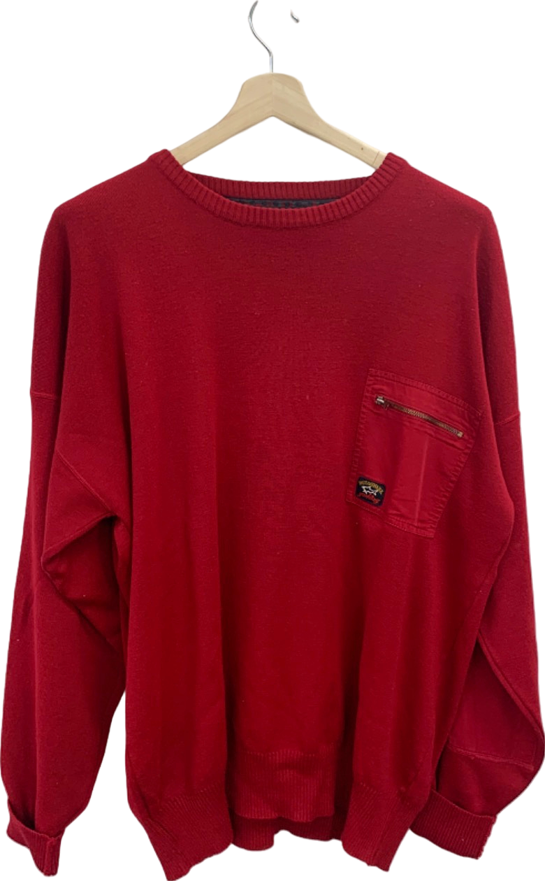 Paul & Shark Red Yachting Sweater UK L/XL