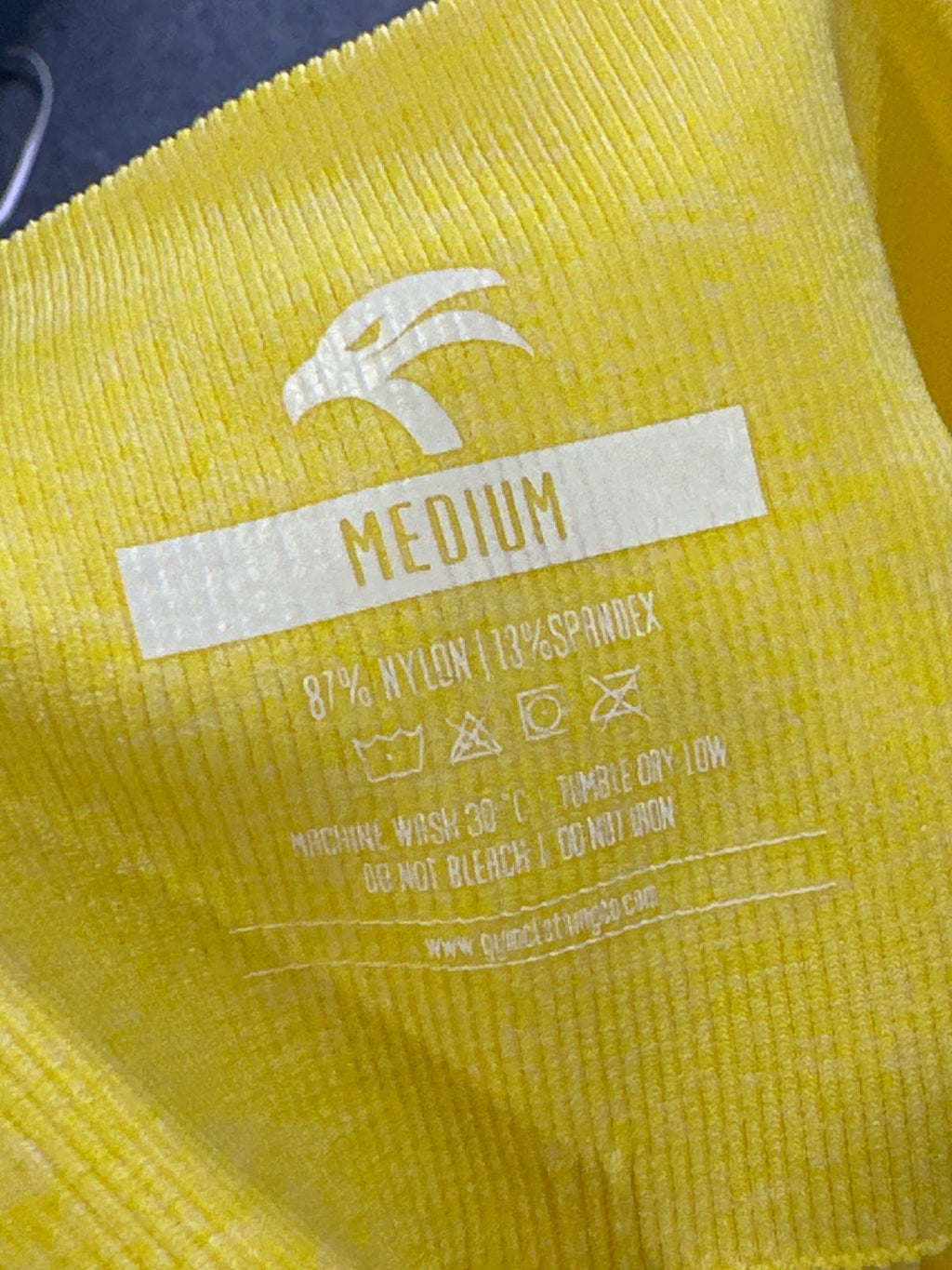 Fabletics Yellow High-Waisted Seamless Leggings UK M