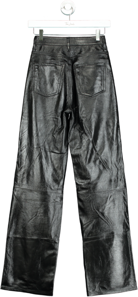 Citizens of Humanity Black Leather Trousers Size 23