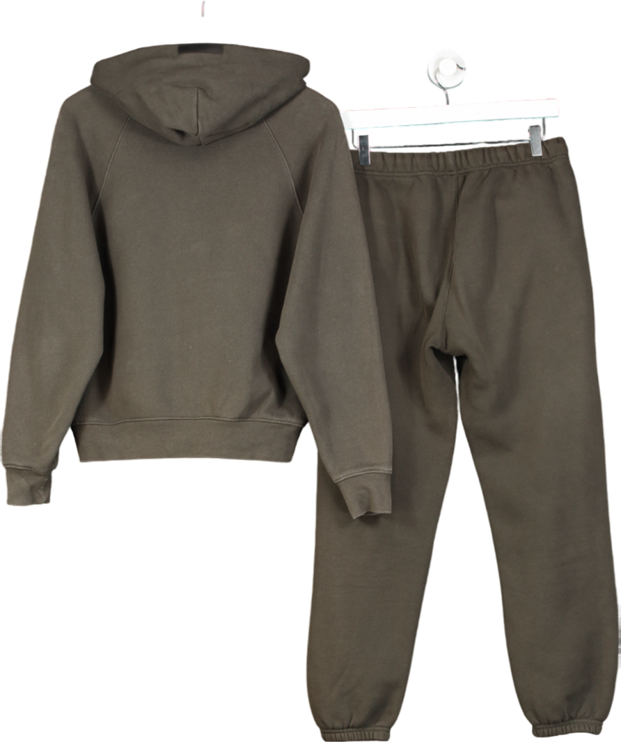 Fear Of God Essentials Brown 2-piece Hoodie And Joggers set UK XS