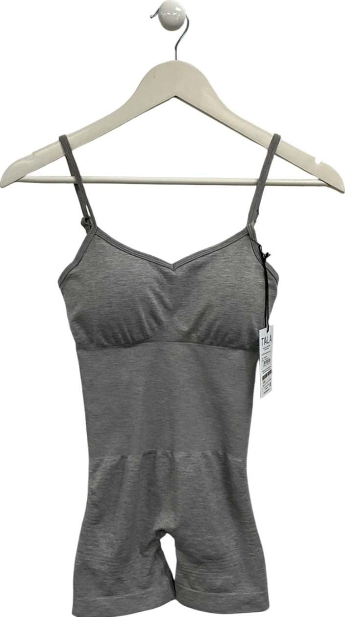 T/ALA Grey Sculpt Seamless Unitard UK S