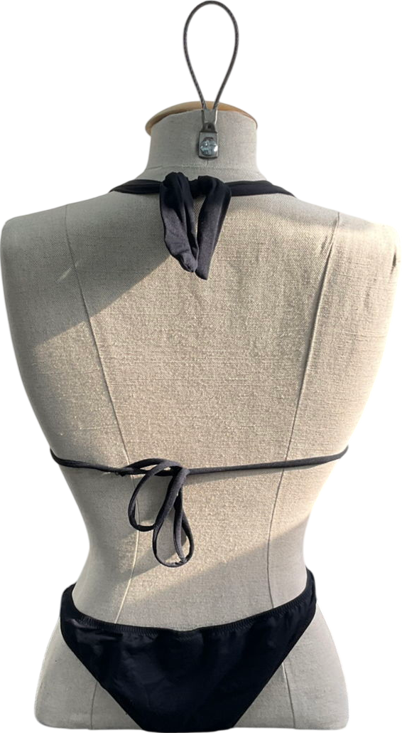 Melissa Odabash Caracas Black Bikini Top & Bottoms UK 8