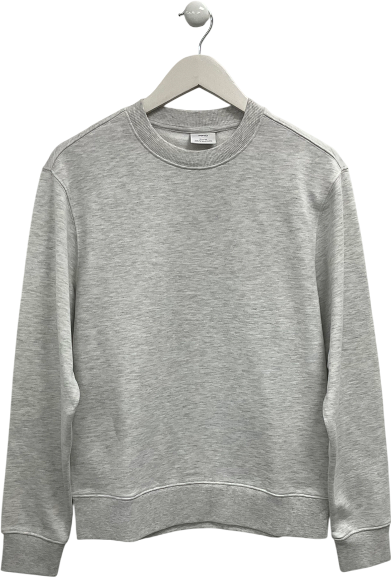 MANGO Grey Crew Neck Sweater UK XS