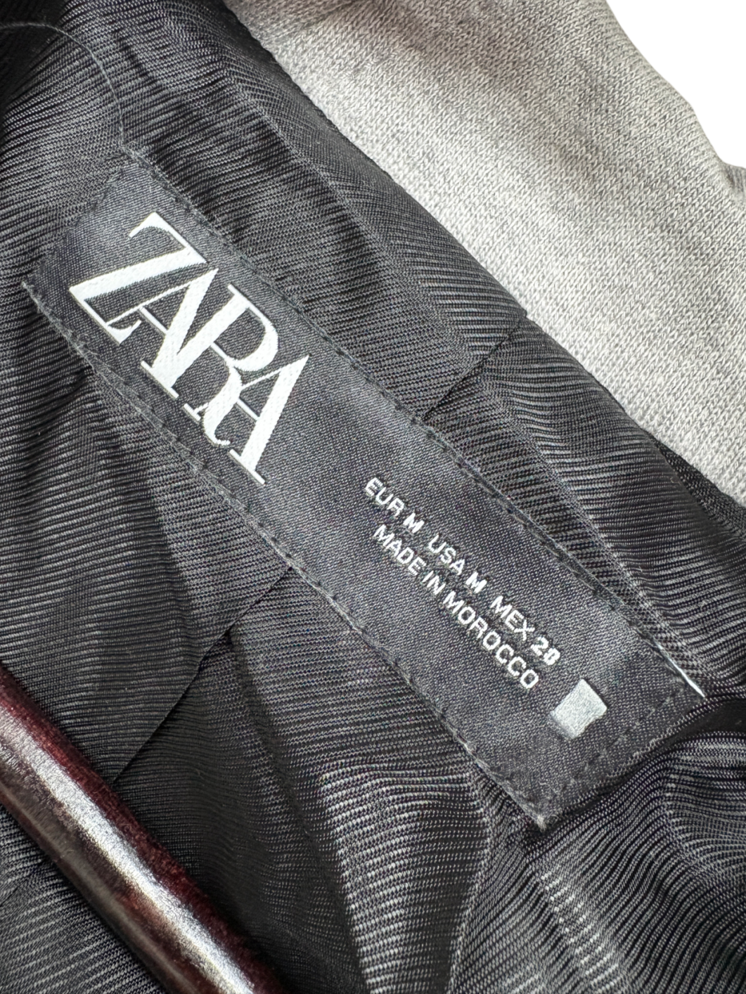 ZARA Black Hoodie Blazer UK M