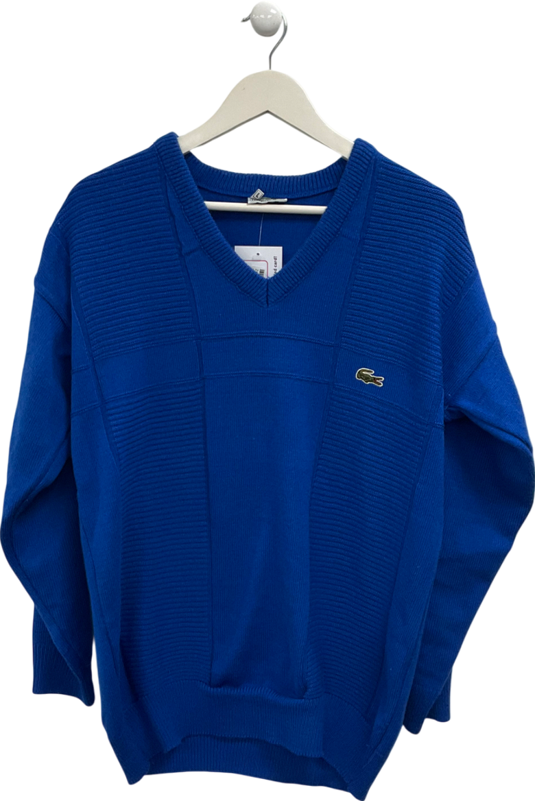 Lacoste Blue Relaxed Fit Sweater UK L