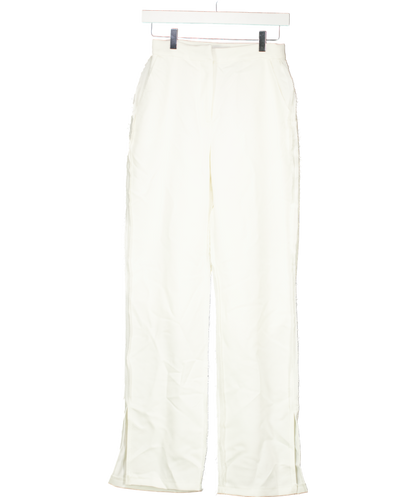 NA - KD White Seam Detail Slit Pants UK 8