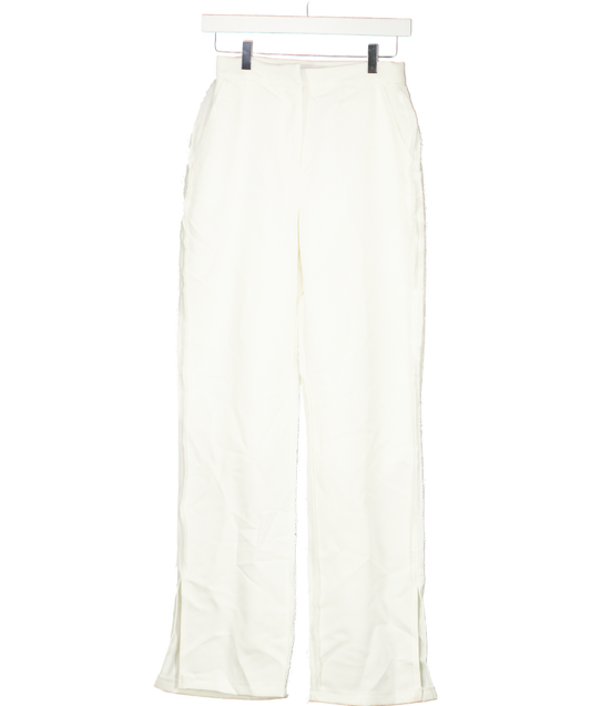 NA - KD White Seam Detail Slit Pants UK 8