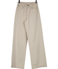 Jigsaw Cream Wide Leg Crop Jeans W24