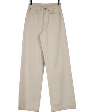 Jigsaw Cream Wide Leg Crop Jeans W24