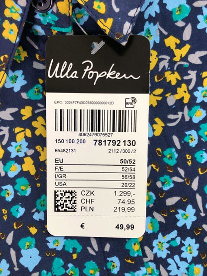 Ulla Popken Multicolour Floral Print Long Sleeve Shirt EU 50/52