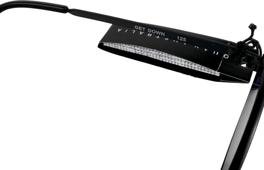 QUAY Blue Get Down 125 Sunglasses in Case
