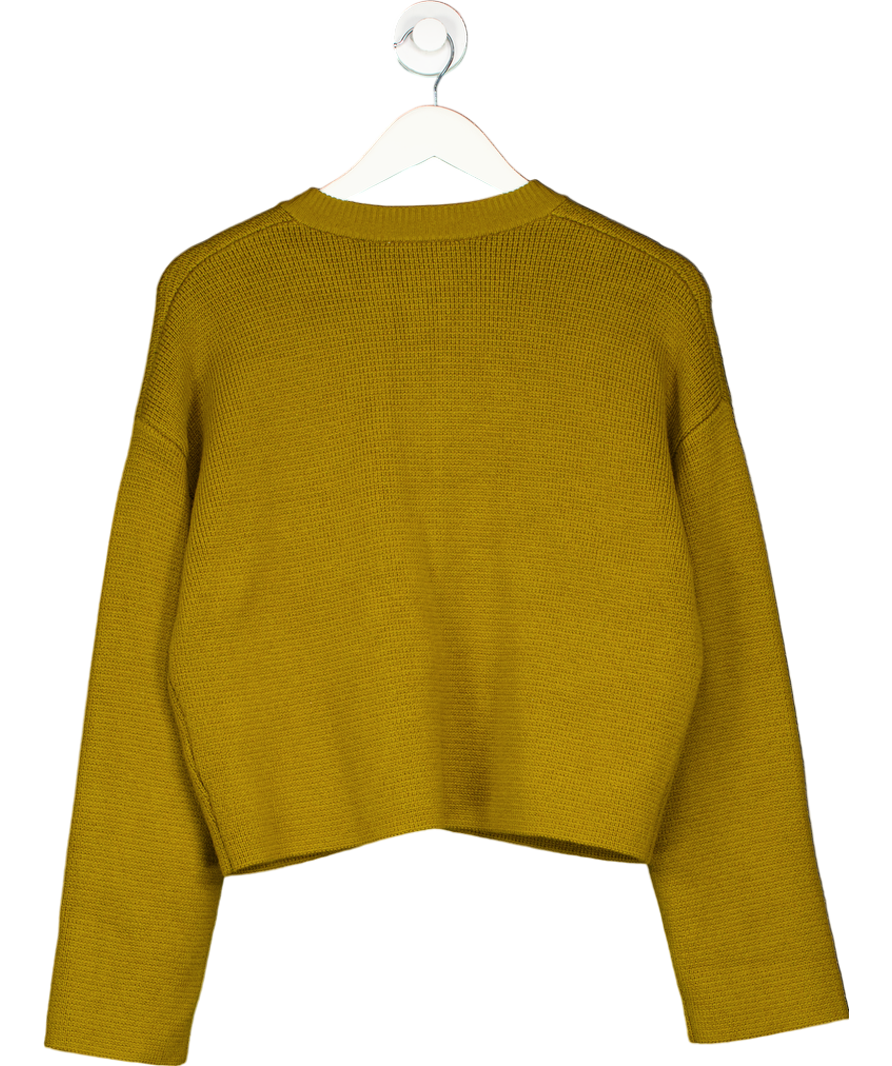 Sezane Green Organic Wool Blend Valerio Jacket Cardigan UK M