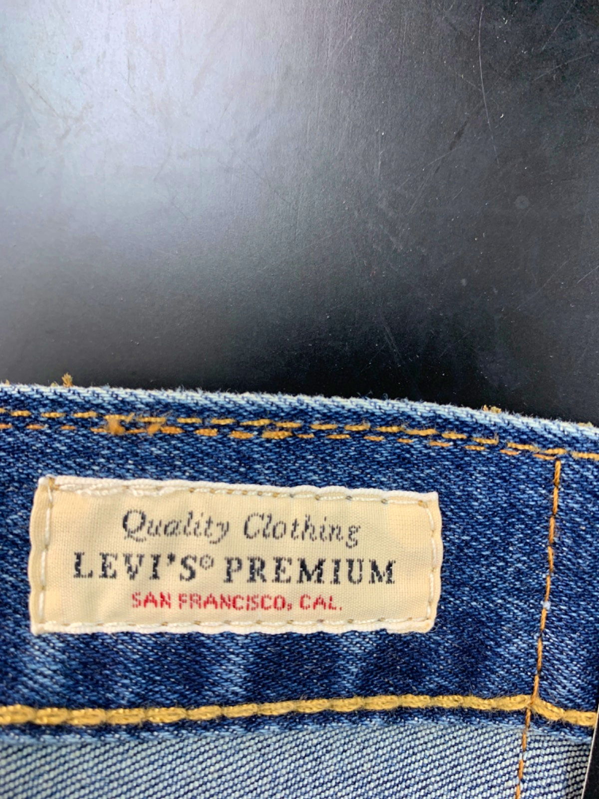 Levi's Blue 501 Original Fit Stretch Jeans W34 L34