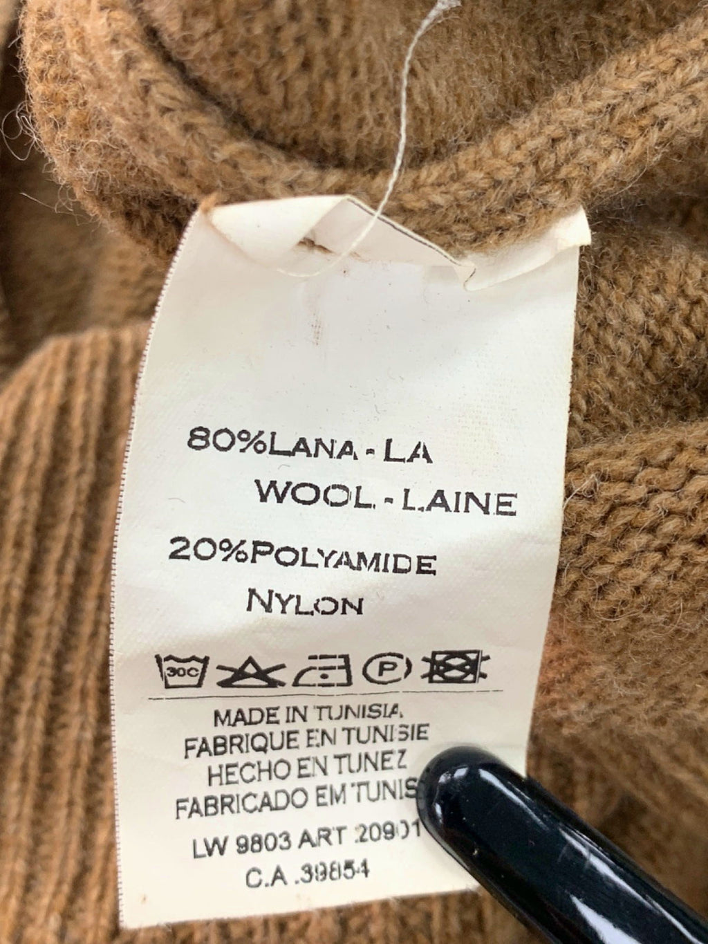 Marlboro Classics Brown Turtleneck Jumper UK L