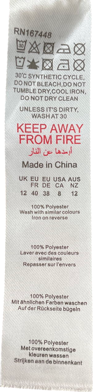 PrettyLittleThing Beige Cream Crochet Maxi Beach Skirt & Halter Neck Top UK 10