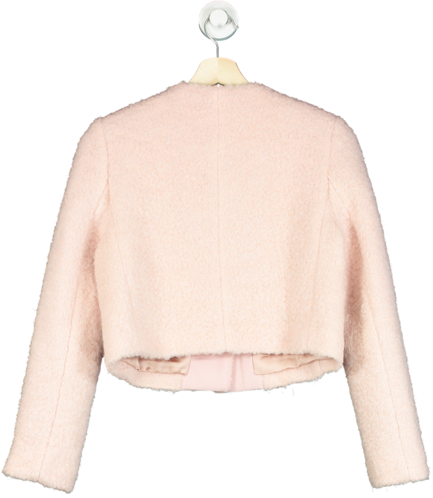 Goelia Pink Bouclé Wool Blend Jacket XS