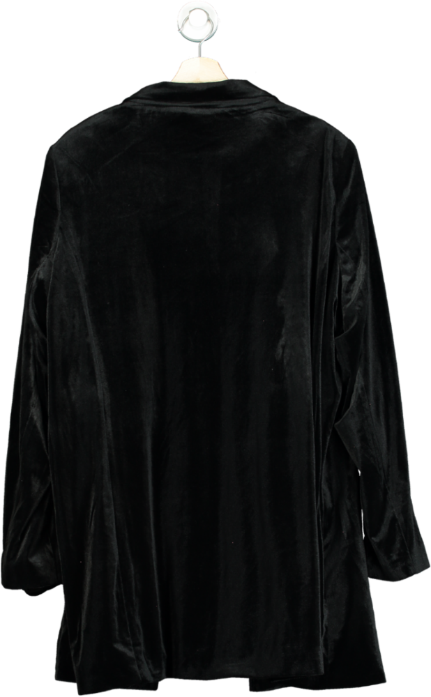 Reiss Black Velvet Blazer UK 12