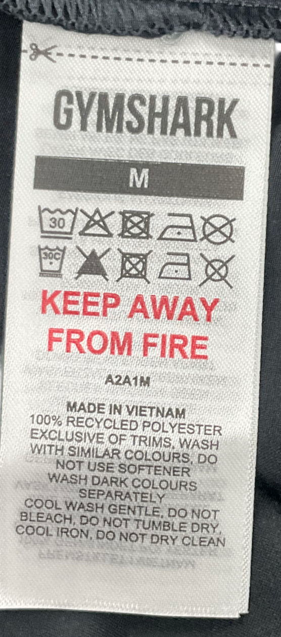 gymshark Black Shorts UK M