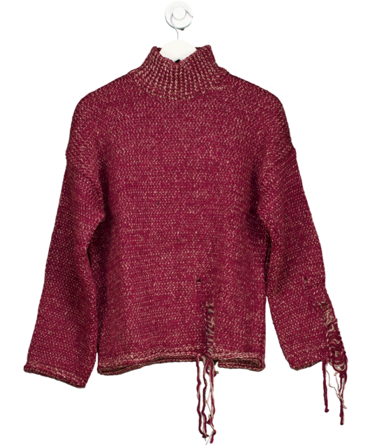 Urban Outfitters Red Undone Knit Jumper UK XS