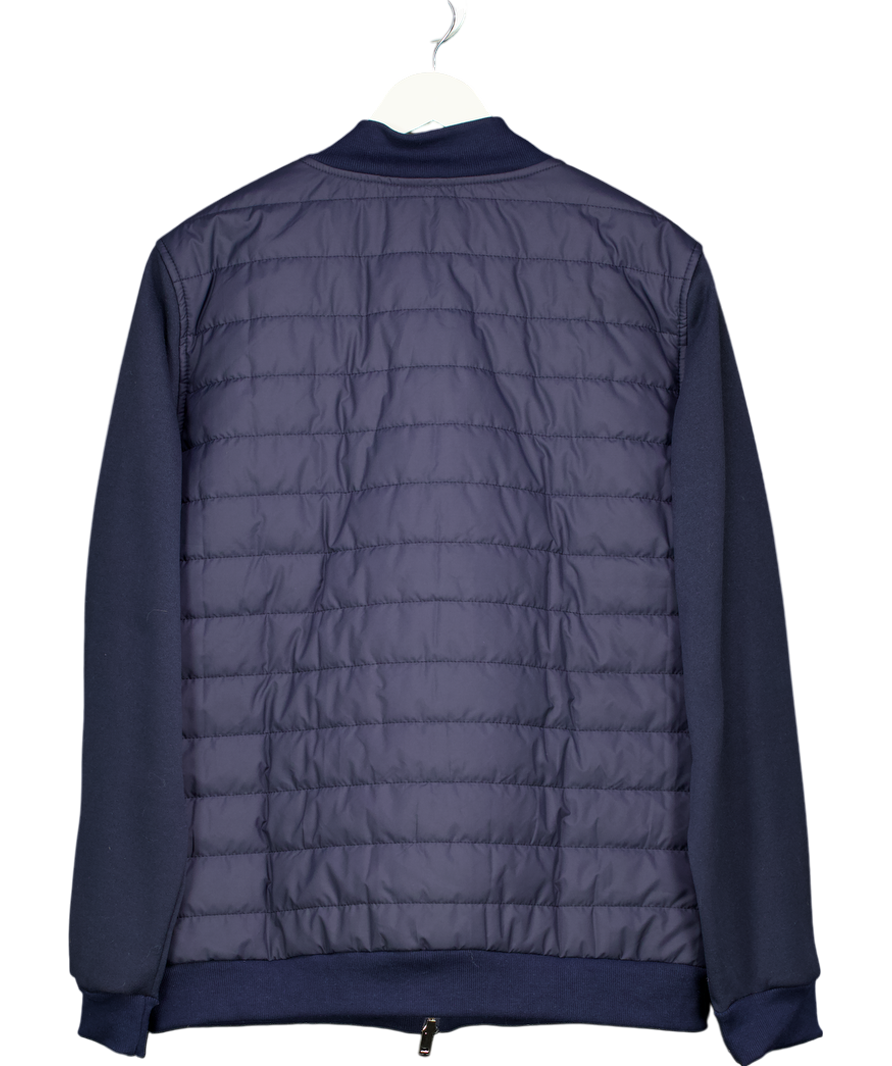 Blue Quilted And Jersey Jacket UK XL