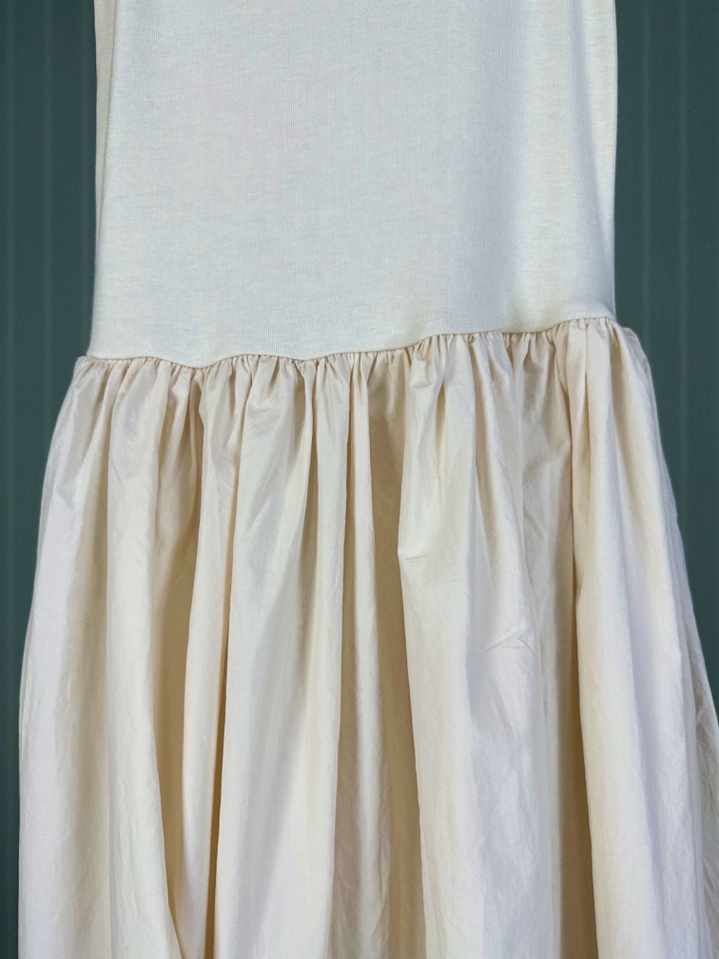 PLN Seoul Cream Sleeveless Maxi Dress