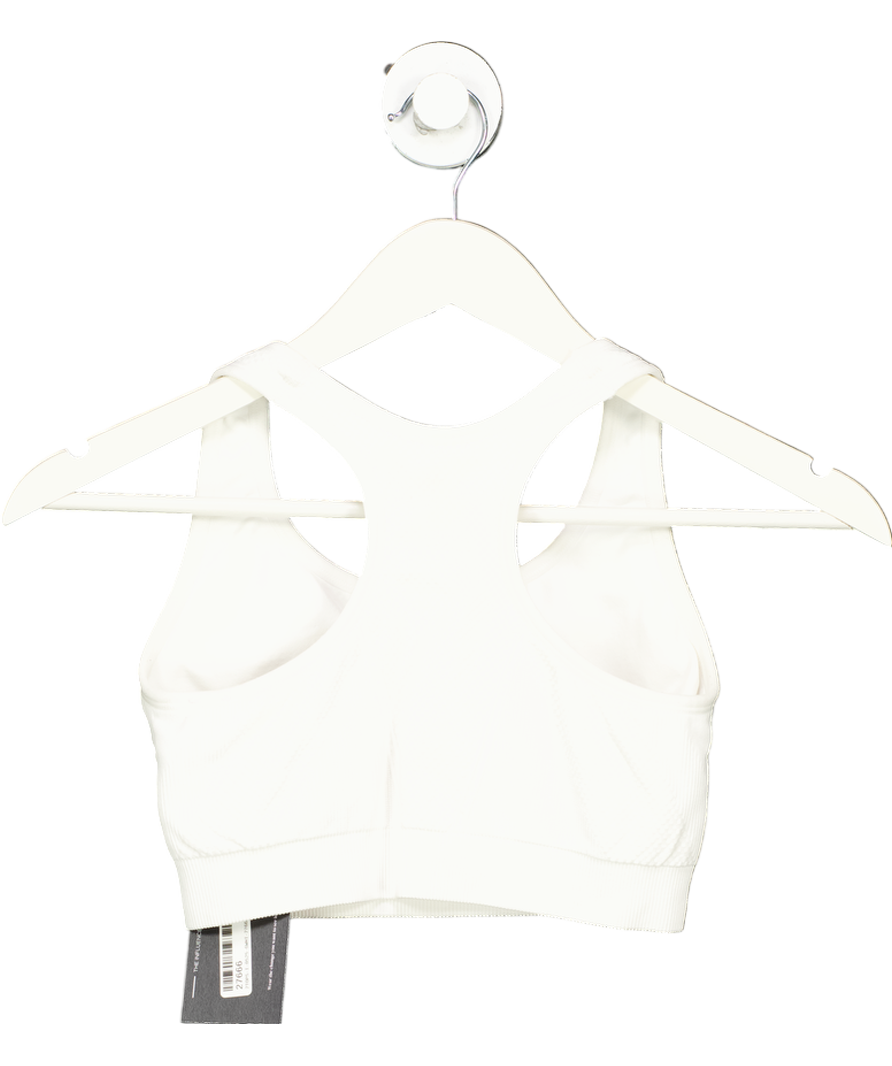 M&S White Seamless Medium Support Sports Bra UK S