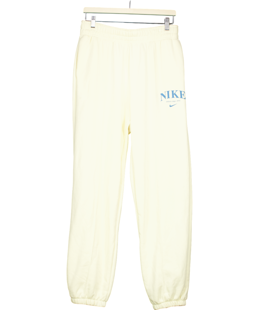Nike Buttermilk Yellow Retro Fleece Joggers UK M