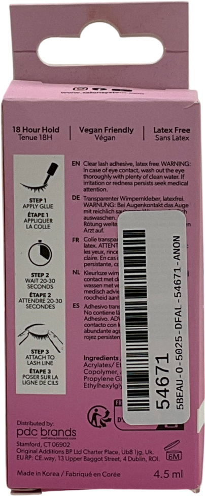 salonsystem Strip Lash 18 Hour Glue One size