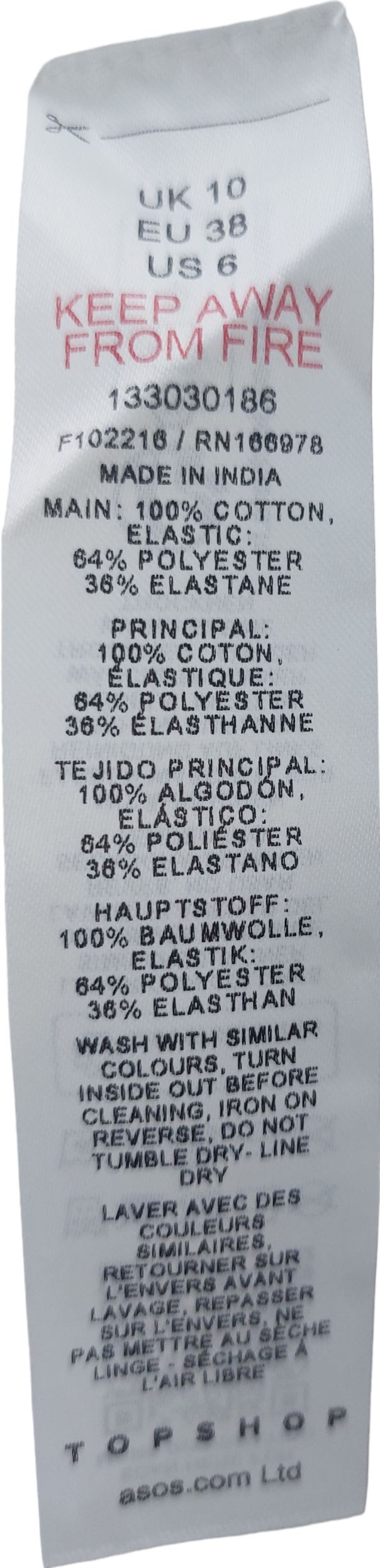 Topshop White Strapless Shirring Midi Dress UK 10