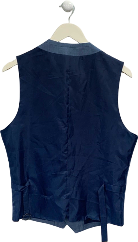 Topman Blue Formal Waistcoat UK 42