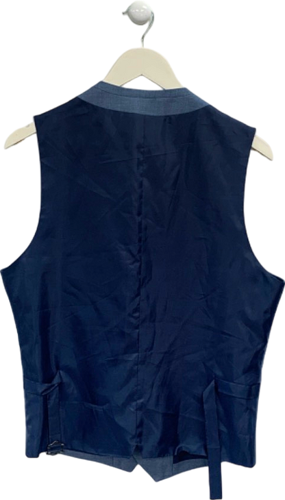 Topman Blue Formal Waistcoat UK 42