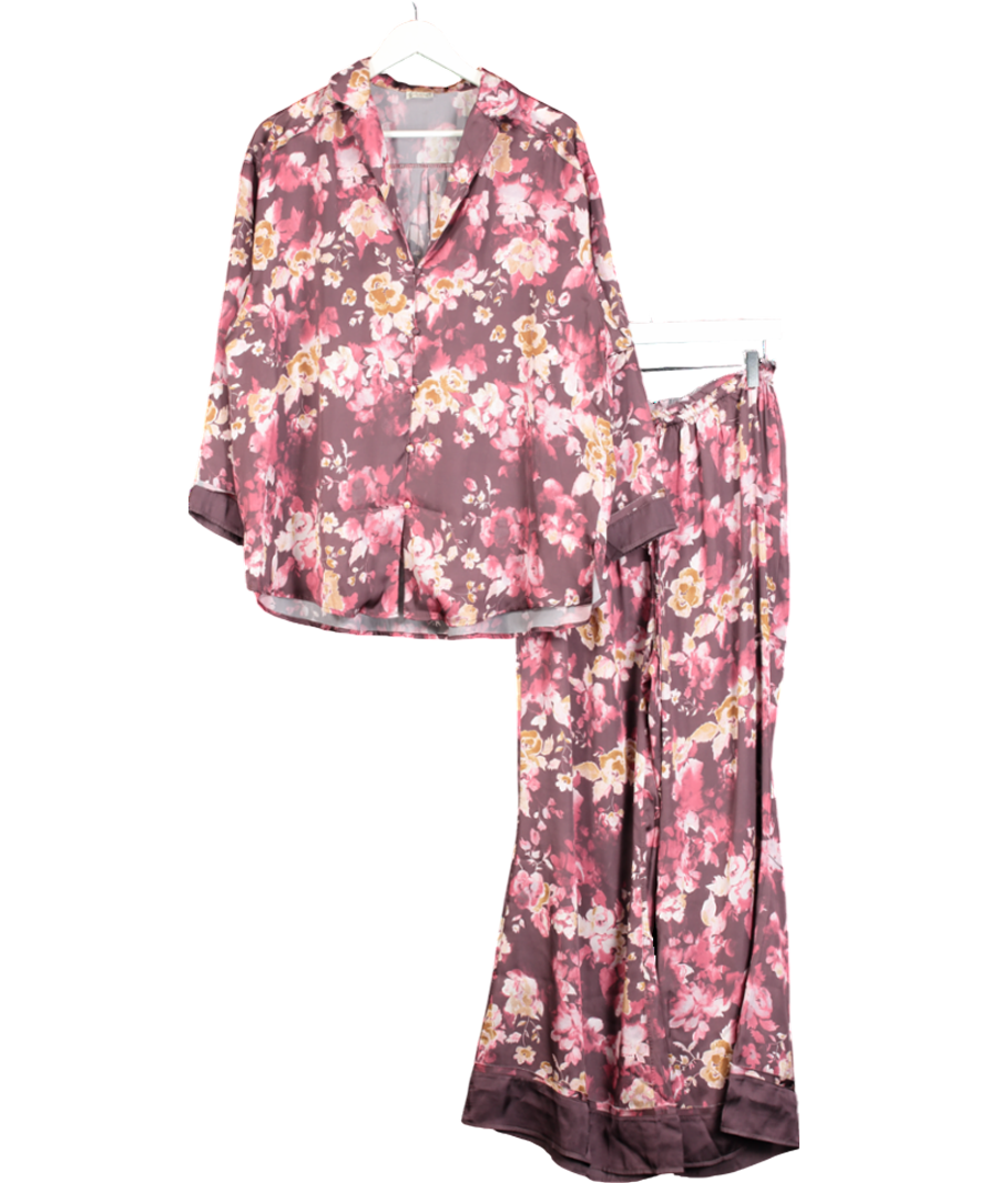 Free People Purple X Intimately Fp Dreamy Days Pajama Set In Vintage Combo UK XS